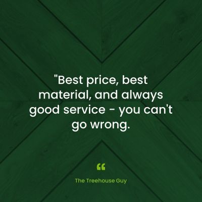 Client Testimonial From The Treehouse Guy