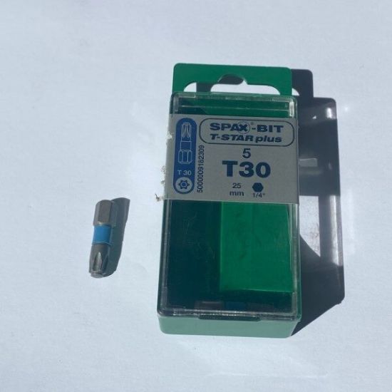 Picture of SPAX Torx TX30 Standard bit (for Spax 6mm only)