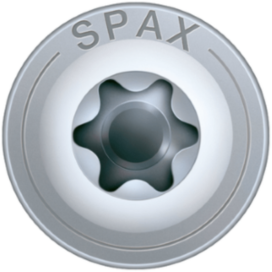 Picture of SPAX Washerhead TX40 screw 8mm thread 220mm (ea)