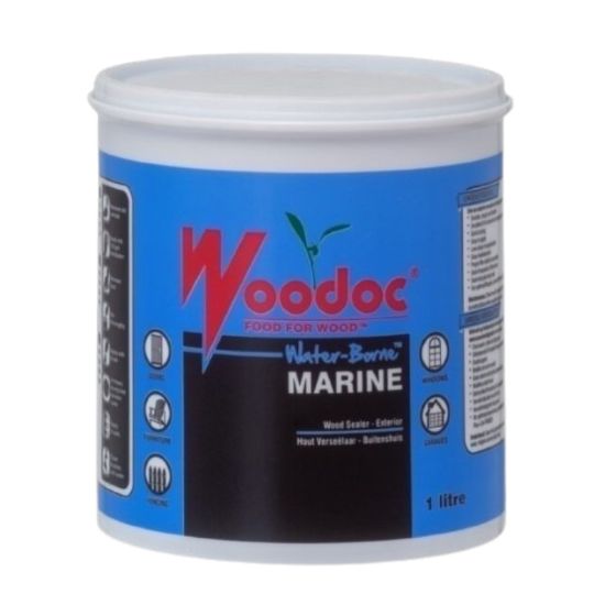 Picture of Woodoc Water-Borne Marine Clear Matt (BLUE)