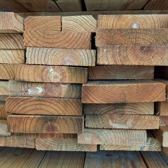 Picture of Black Cross 50x228mm Untreated pine