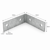 Picture of Bracket Galvanised 2.5mm  150x150x50mm