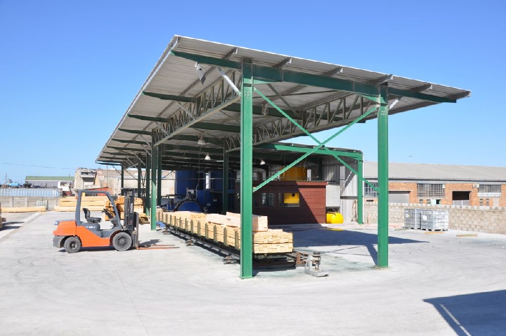 timber treatment plant
